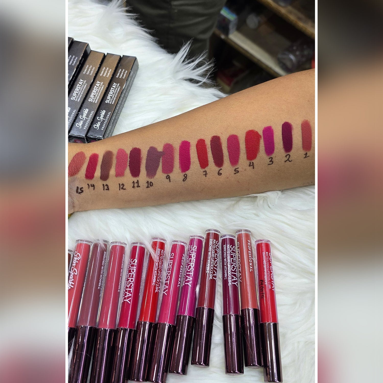 Skin Sparkle Professional Matte Liquid Lipstick