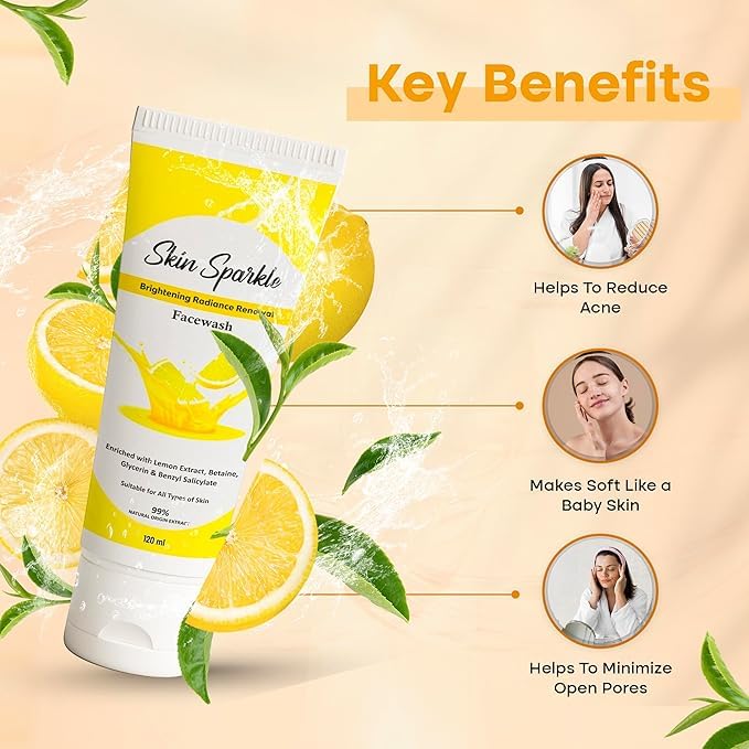 Skin Sparkle Lemon Facewash