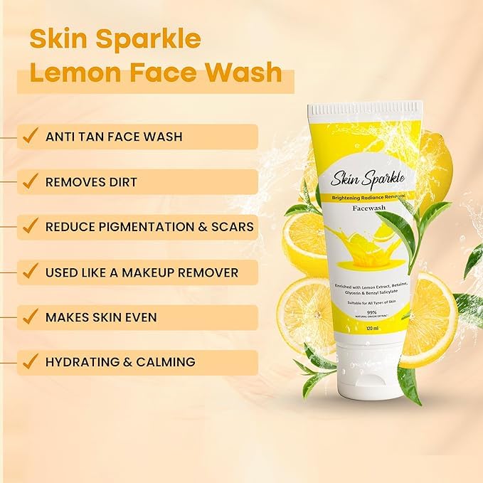 Skin Sparkle Lemon Facewash