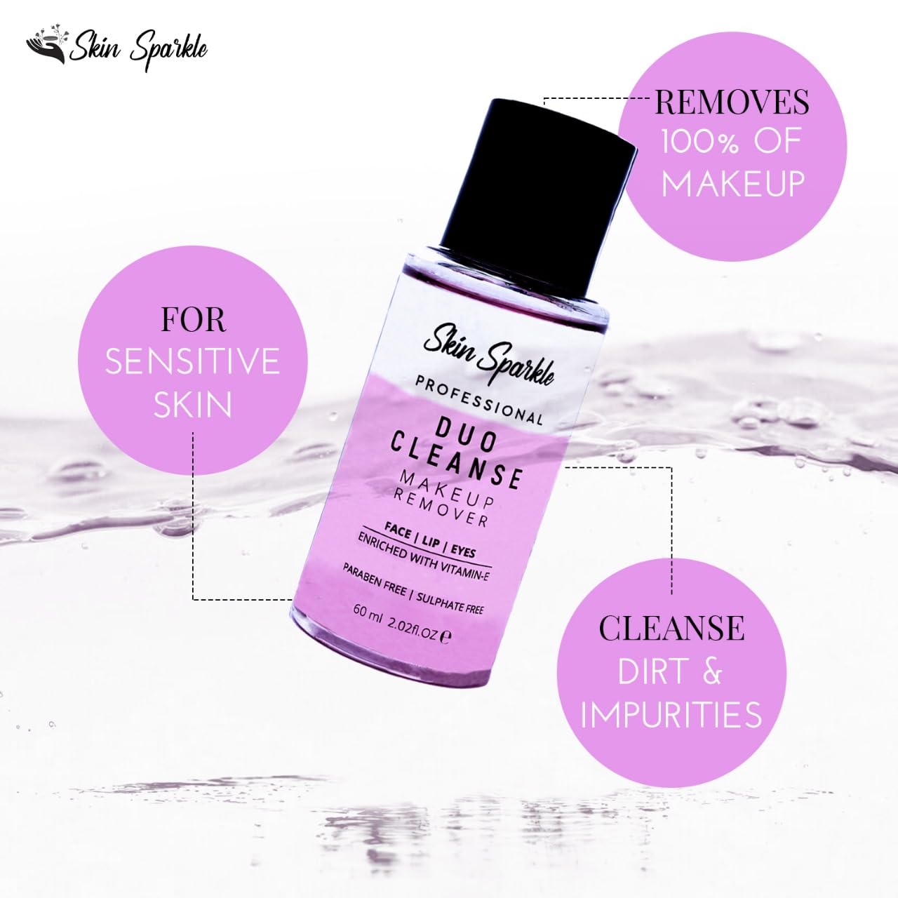 Skin Sparkle Professional Duo Cleanse Makeup Remover