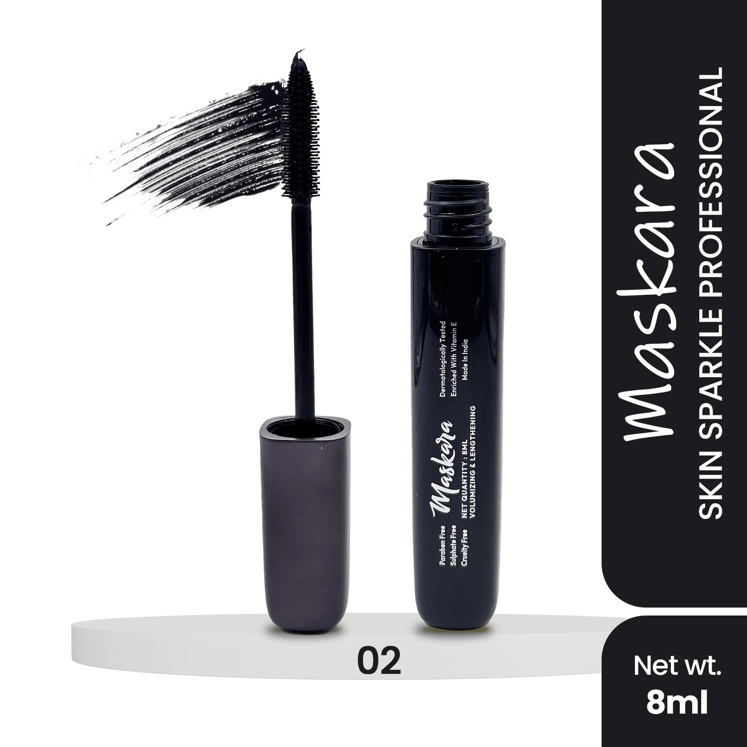 Skin Sparkle Volumizing & Lengthening Mascara