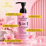 FLORAYNE 5-in-1 Professional Shampoo – 300 ml
