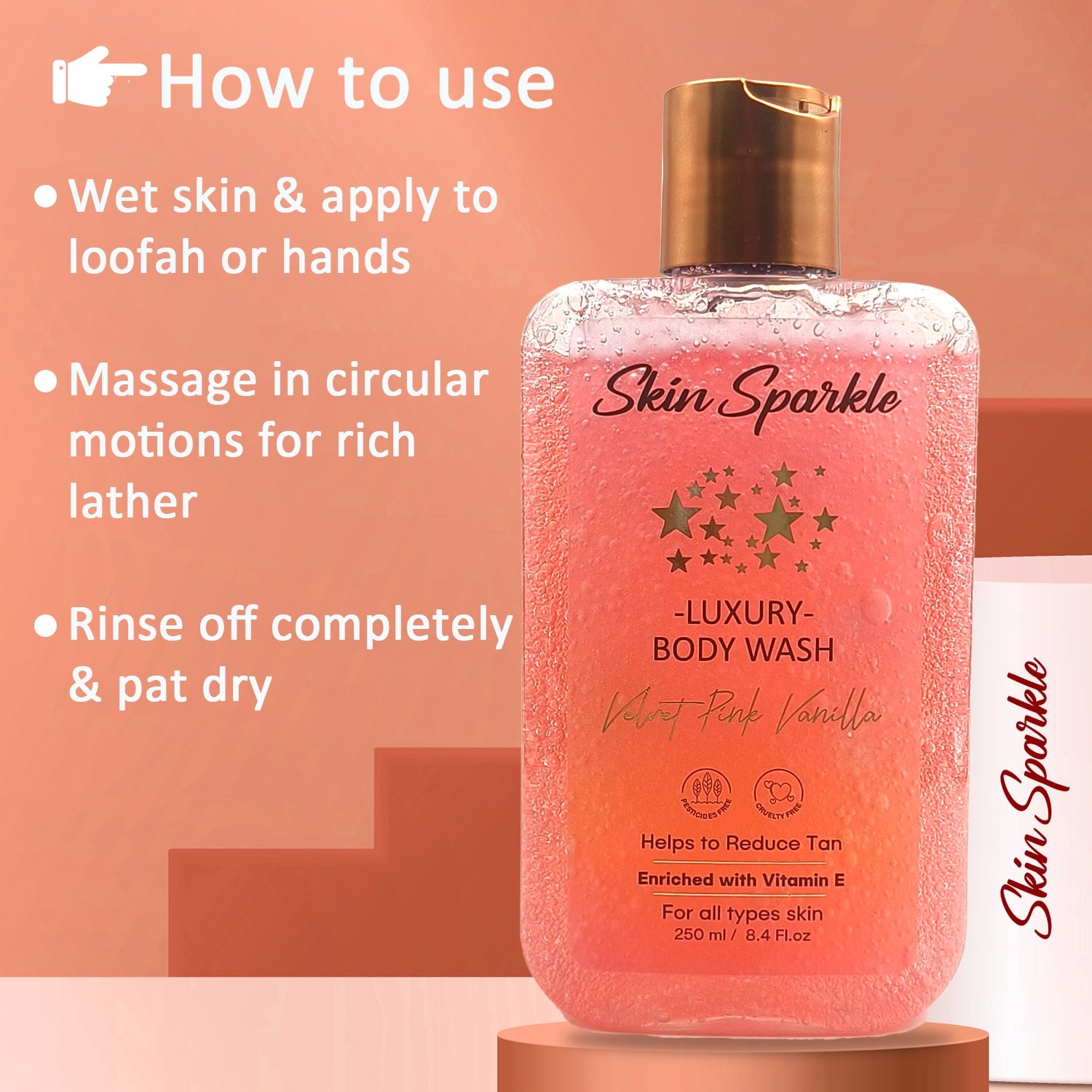 Skin Sparkle Luxury Body Wash 250ml