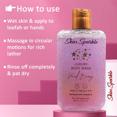 Skin Sparkle Luxury Body Wash 250ml
